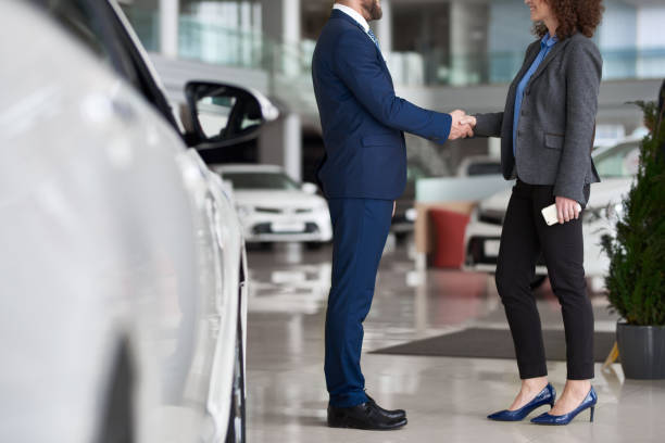 car buying handshake