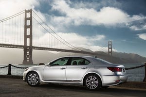 Lexus LS last allnew in rsquo07 and refreshed for rsquo13 pictured