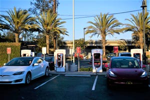 CA Tesla chargers