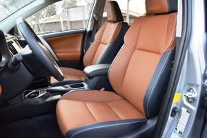 Butterscotch and black play well in Toyota RAV4