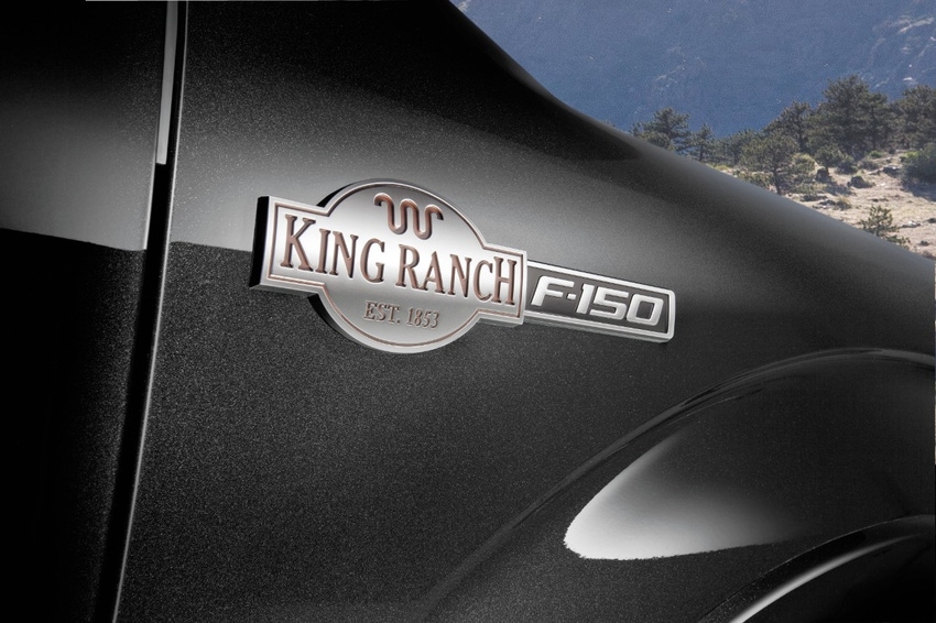 Luxury trucks such as the Ford F150 King Ranch pickup doing well now but could see fewer buyers if gas prices surge