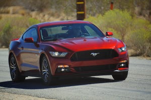 New platform allows for lowerslung aggressive stance for rsquo15 Mustang