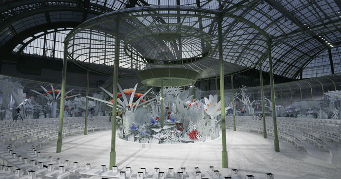 See Striking Set Designs From Paris and Milan Fashion Shows