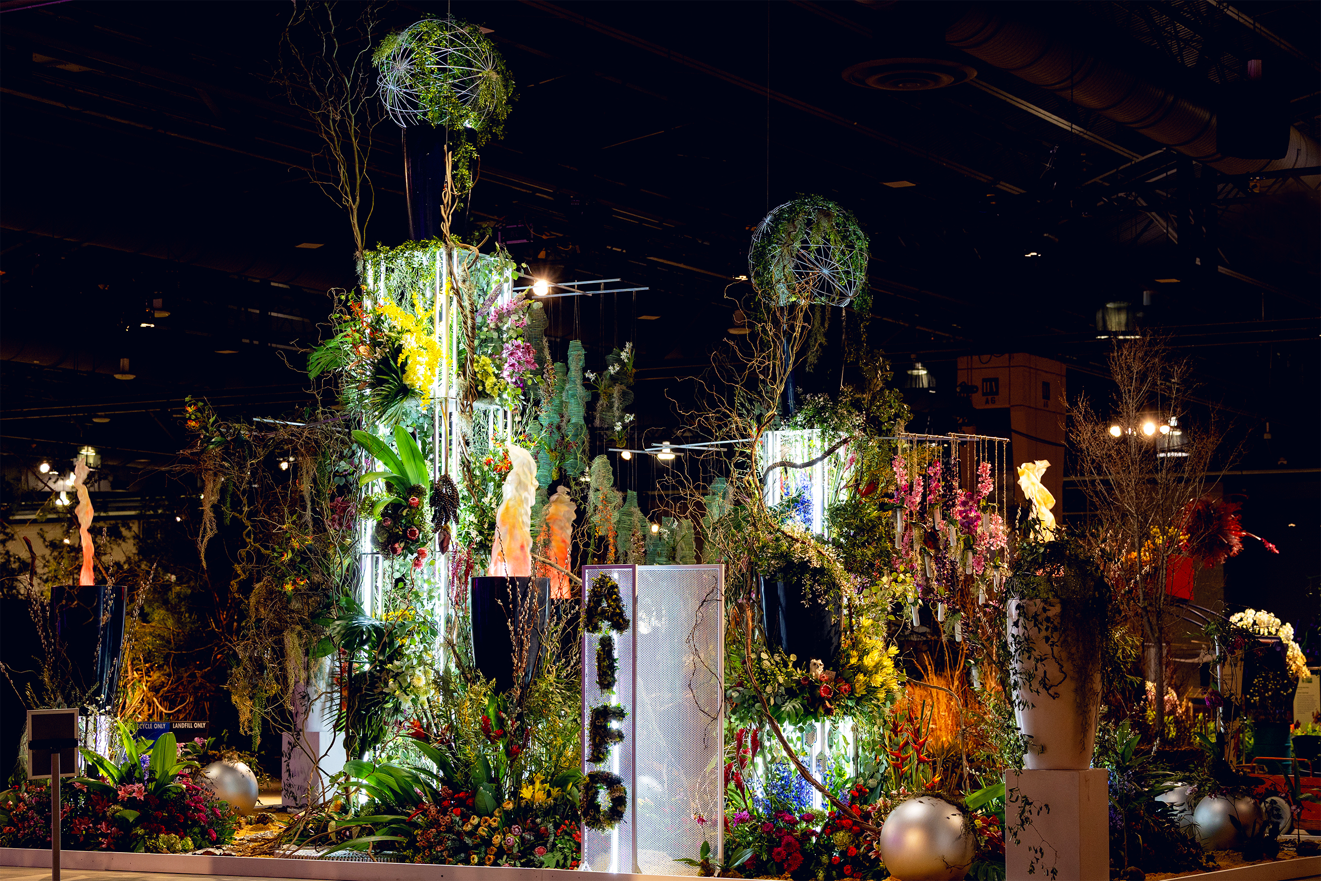 2025 Philadelphia Flower Show Futuristic Floral Designs