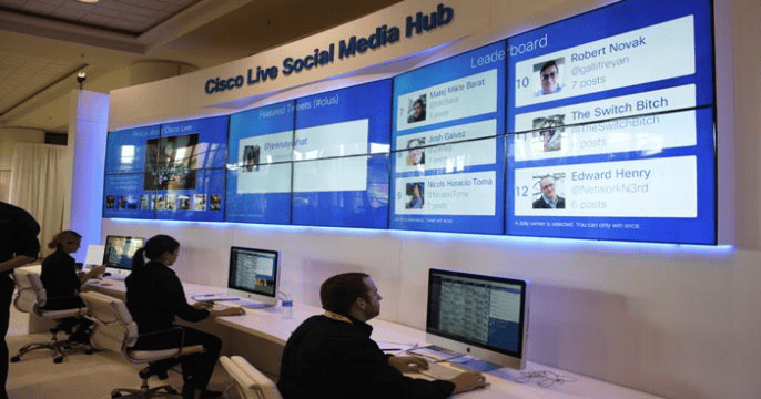 Cisco Live Creates Social Media Command Center