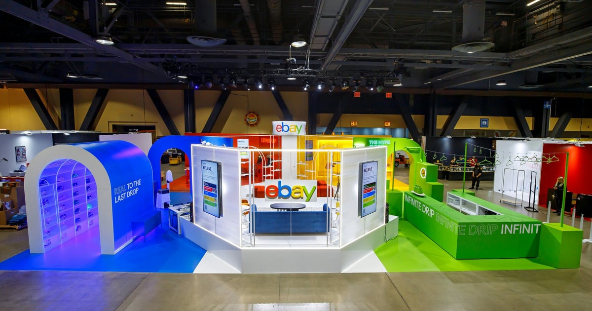 Cpmplexcon Stage Inside eBay's ComplexCon 2023 Booth