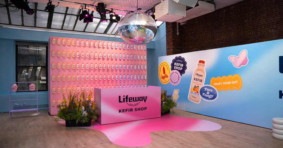 Inside Lifeway Kefir's Smoothie Pop-Up in NYC