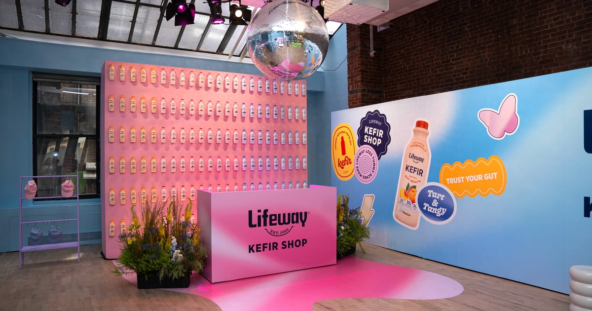 Inside Lifeway Kefir's Smoothie Pop-Up in NYC