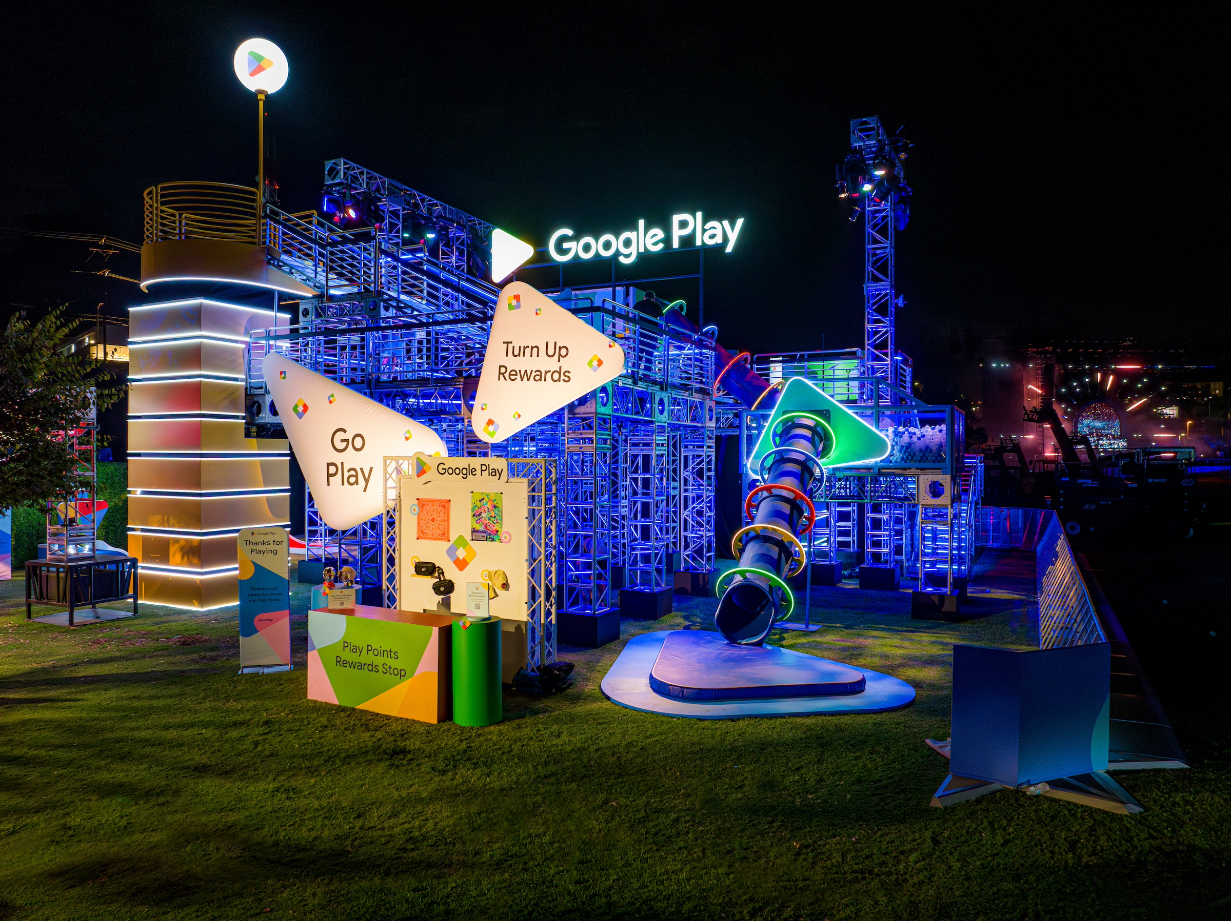 See the Colorful Playground (and Giant Slide) That Google Play Brought ...