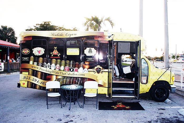 mobile tobacco truck A New Cigar Truck for Miami Events