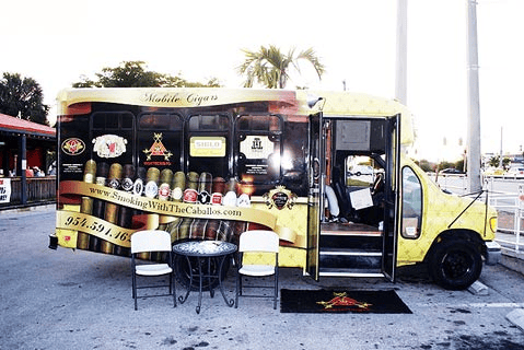 mobile tobacco truck Stock Photo 1262852653 Prosecco Truck, Mobile Bar, Wine