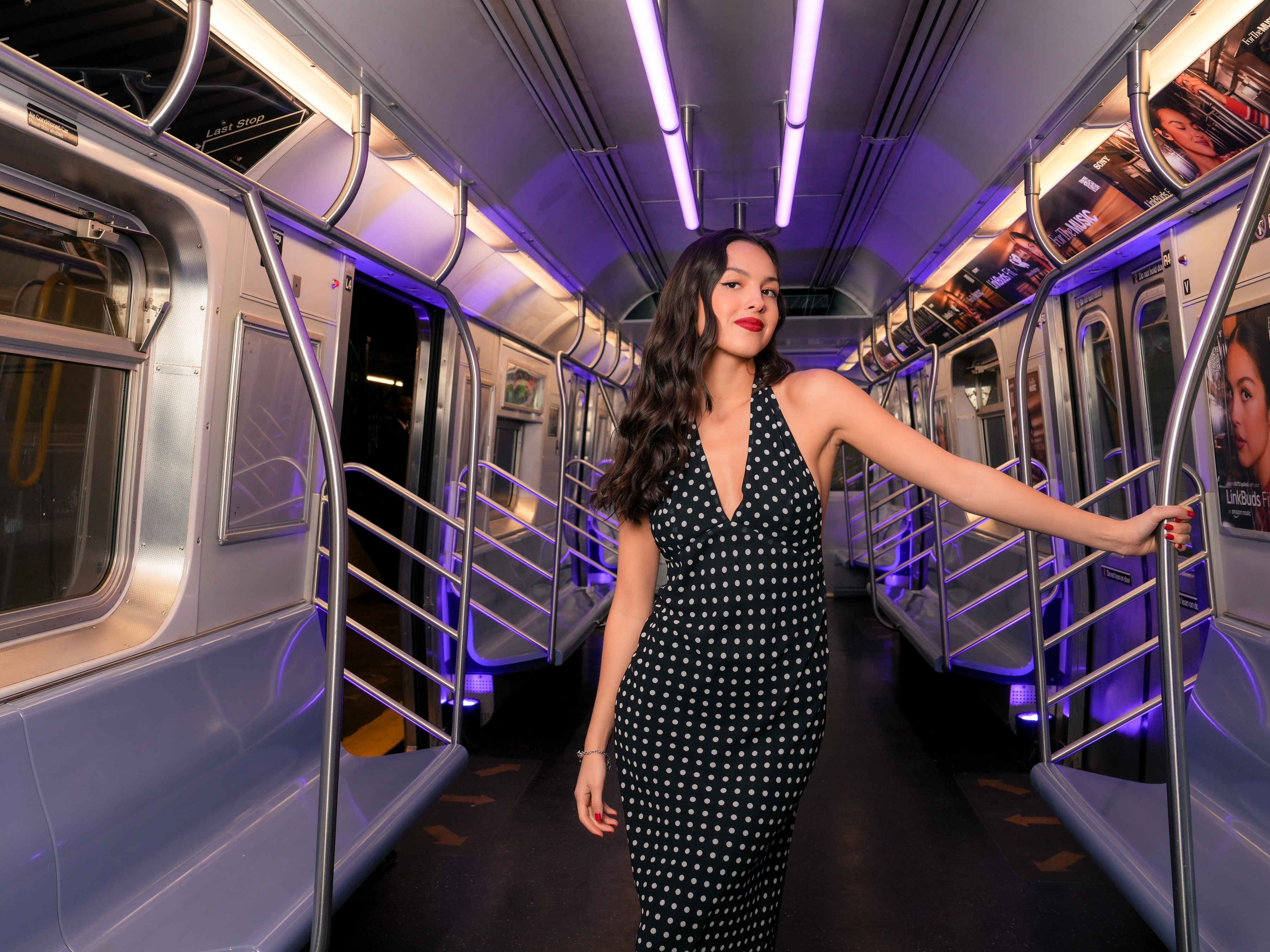 Inside Olivia Rodrigo's NYC Subway Takeover to Celebrate Her Sony