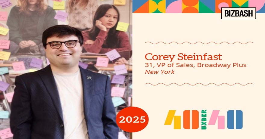 2025 BizBash 40 Under 40: Corey Steinfast