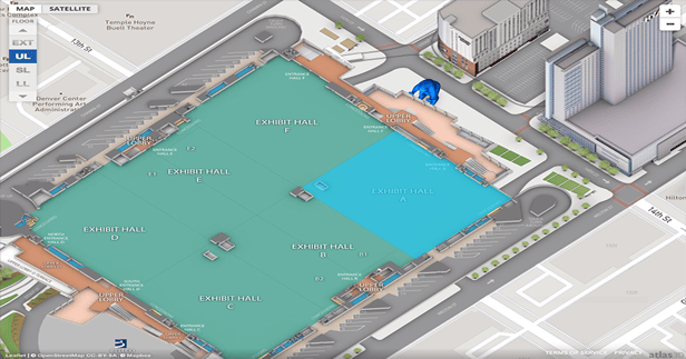Concept3D Launches Interactive 3D Map of Colorado Convention Center