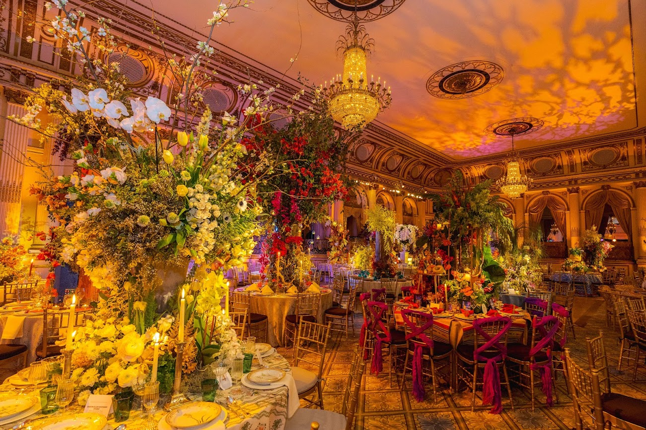 新品フラワーカーテン135cm Inside New York Botanical Garden's 2025 Orchid Dinner