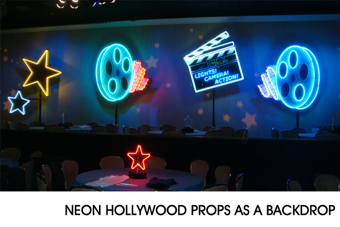 Neon Backdrop Ideas