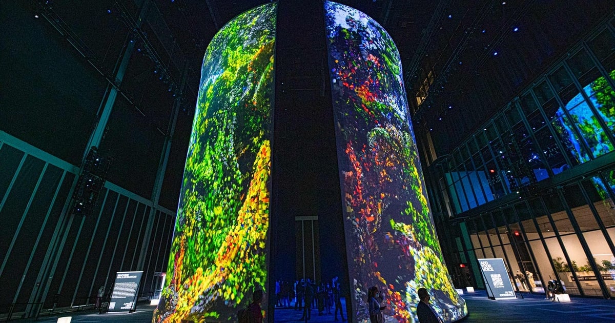 Interactive Installations Size See How This Interactive Art Installation Made Data Look Cool