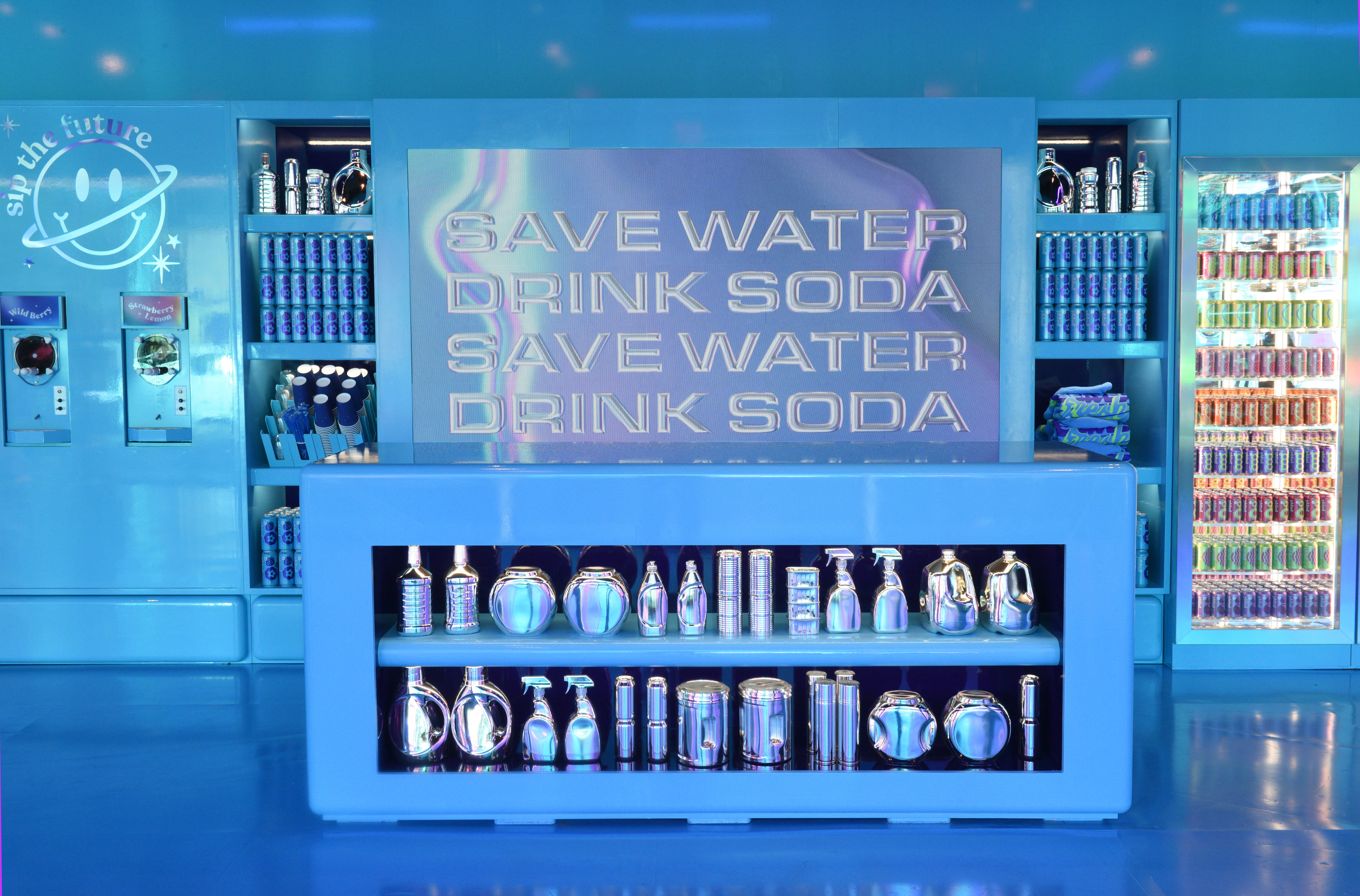 See Inside Poppi's Futuristic Pop-Up Experience