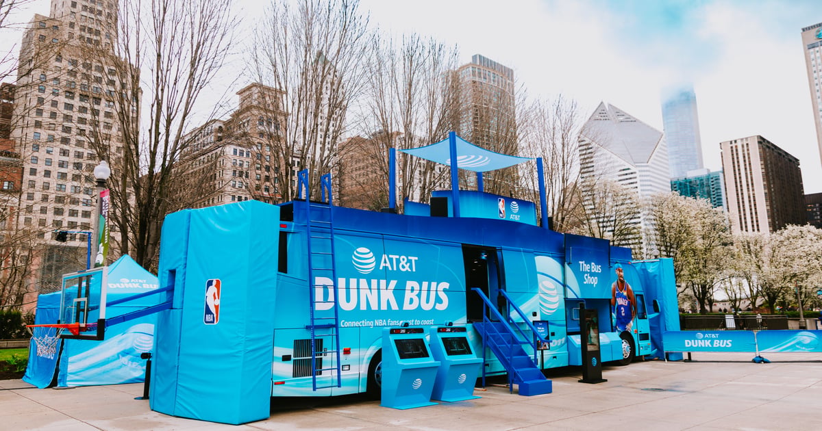 How AT&T Took NBA Fandom on the Road With the 'Dunk Bus'