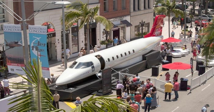 This Jet Found a Parking Spot on Rodeo Drive