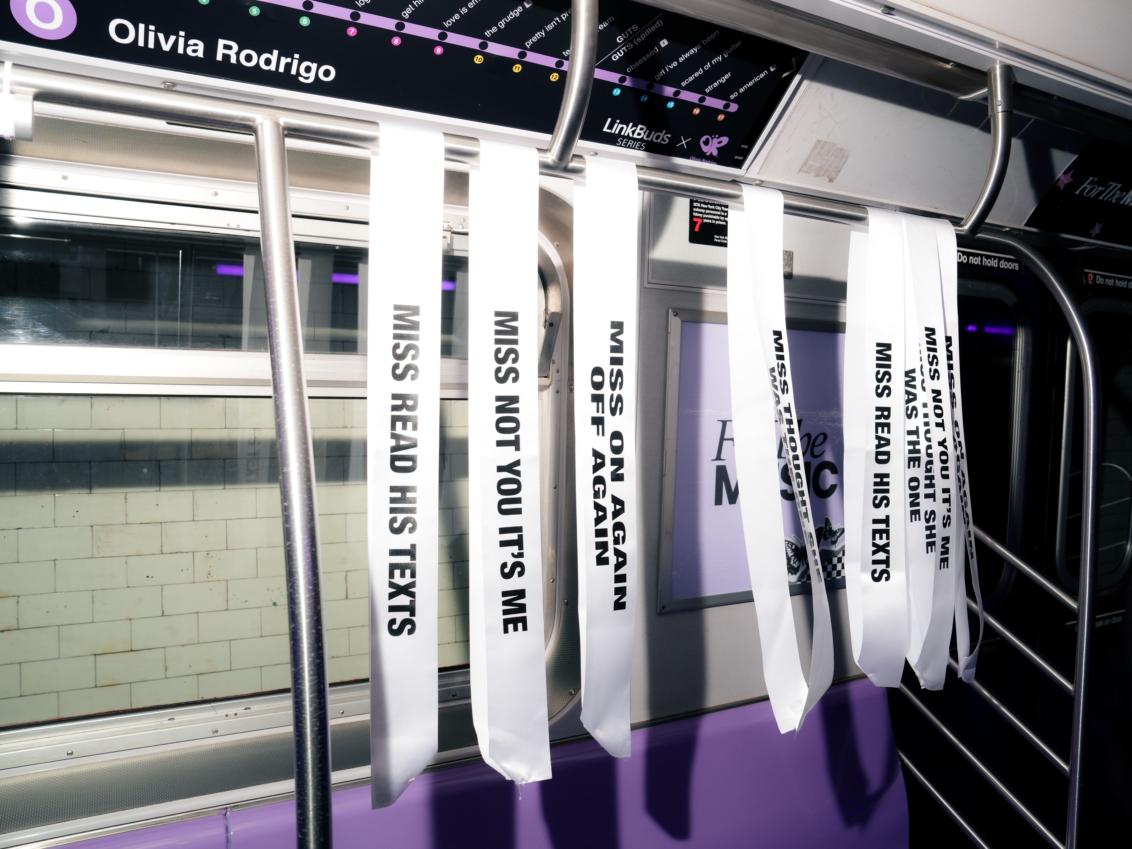 Inside Olivia Rodrigo's NYC Subway Takeover to Celebrate Her Sony