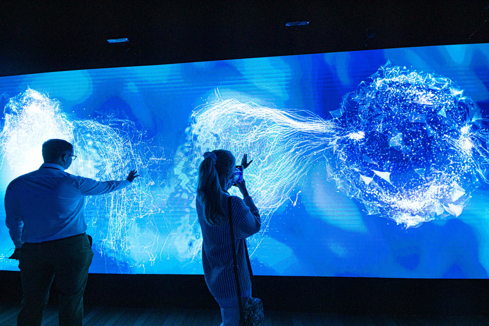 See How This Interactive Art Installation Made Data Look Cool