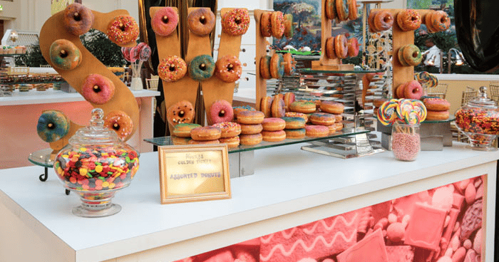 a Doughnut Wall Twist, Hanging Lobster Traps, a Produce Photo Backdrop a Doughnut Wall Twist, Hanging Lobster Traps, a Produce Photo Backdrop