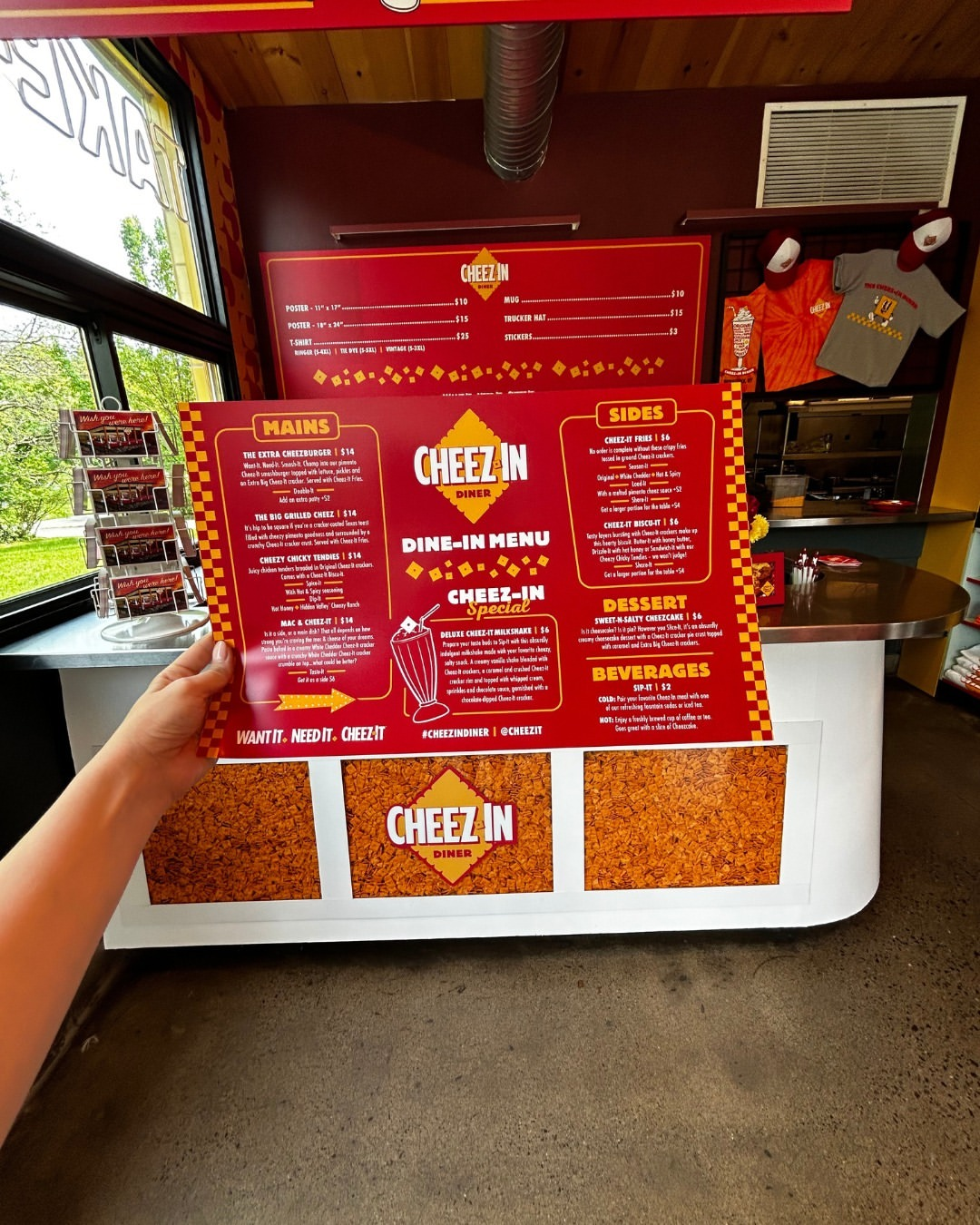 See Inside Cheez-It's Diner Experience with Its Over-the-Top Menu Items