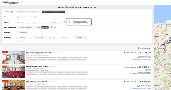 2 New Room Reservation Systems for Meetings and Events