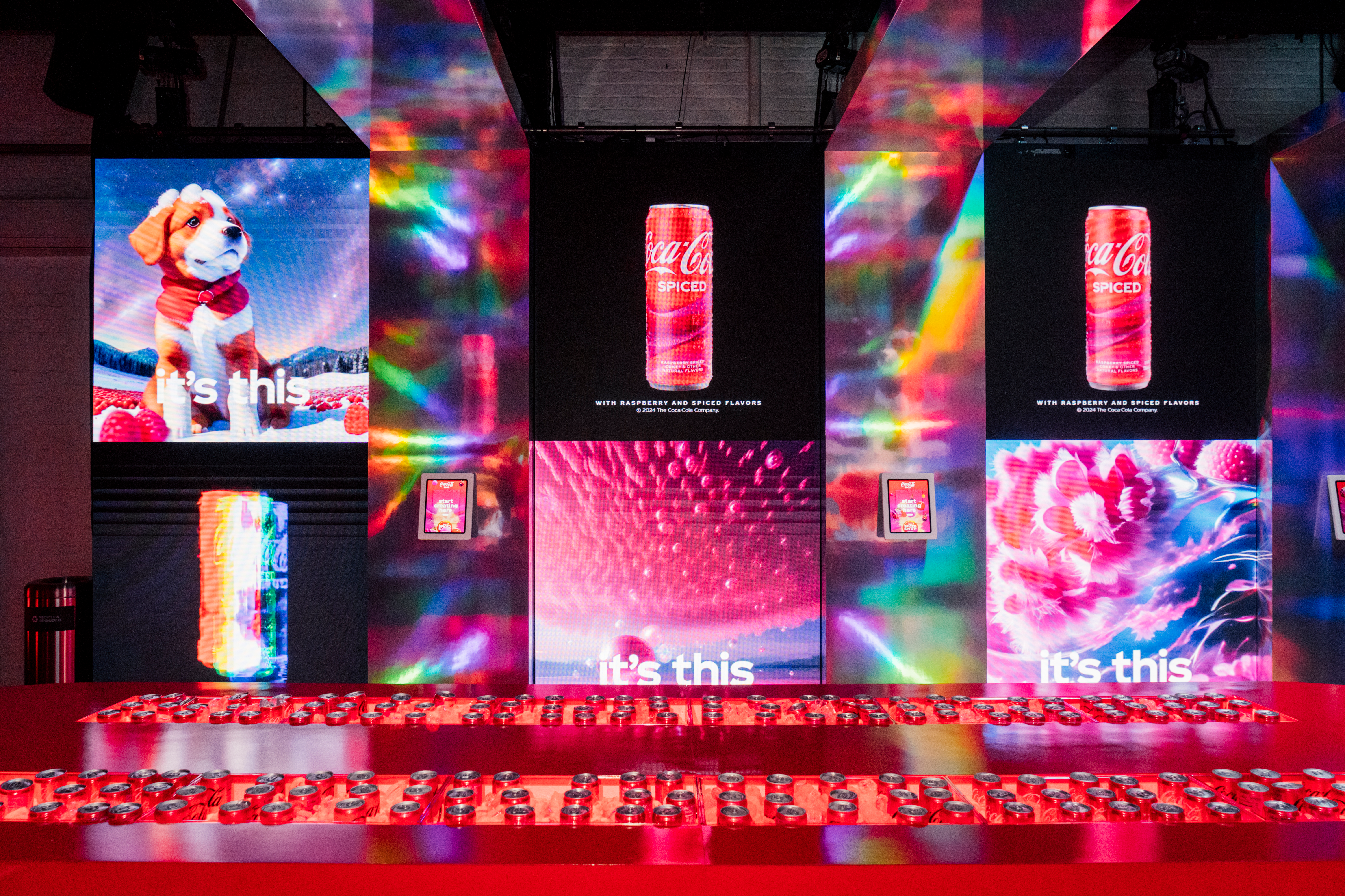 See Inside Coke’s Trippy AI-Powered Pop-Up Experience