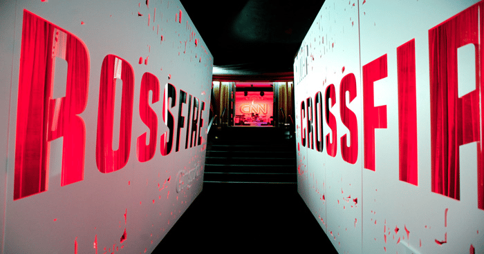 CNN Premieres 'Crossfire' With Newsy, On-Brand Party