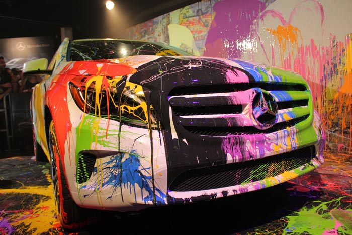 Mercedes-Benz Uses Live Art to Kick Off Concert Tour