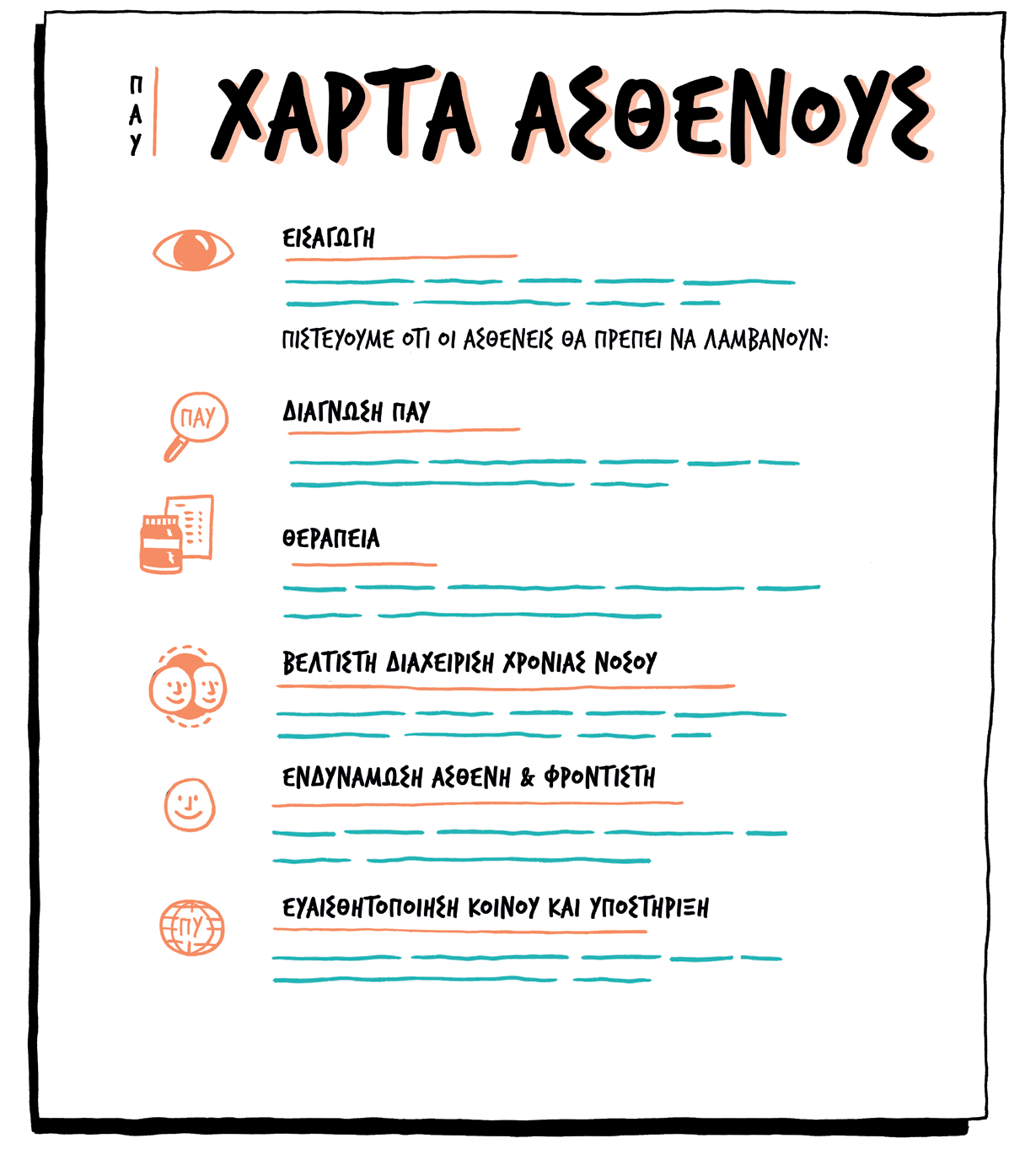 Ζωγραφιά: Η Χάρτα του ασθενούς