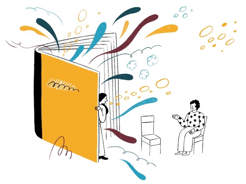 γραφικό με το Μικρό Βιβλίο των Μεγάλων Συζητήσεων