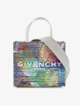 Givenchy: G mini cotton canvas tote bag