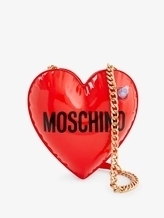 Moschino: Inflatable Heart woven shoulder bag