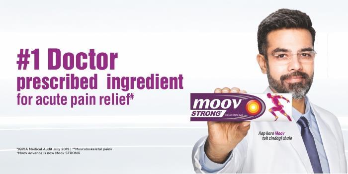 Moov STRONG Diclofenac Gel for Relief from Acute Pain