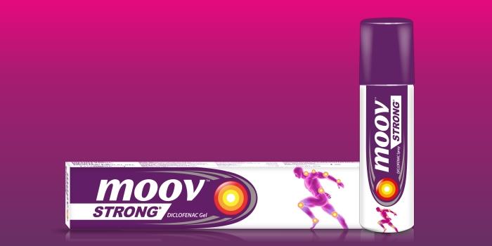 Moov STRONG Diclofenac Gel and Spray for Pain Relief