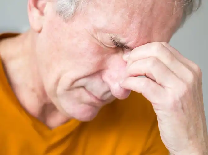 Sinus pressure and headache