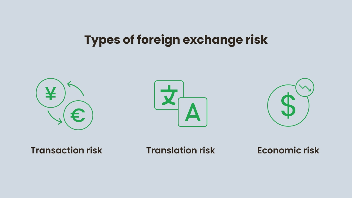 Types of foreign exchange risk