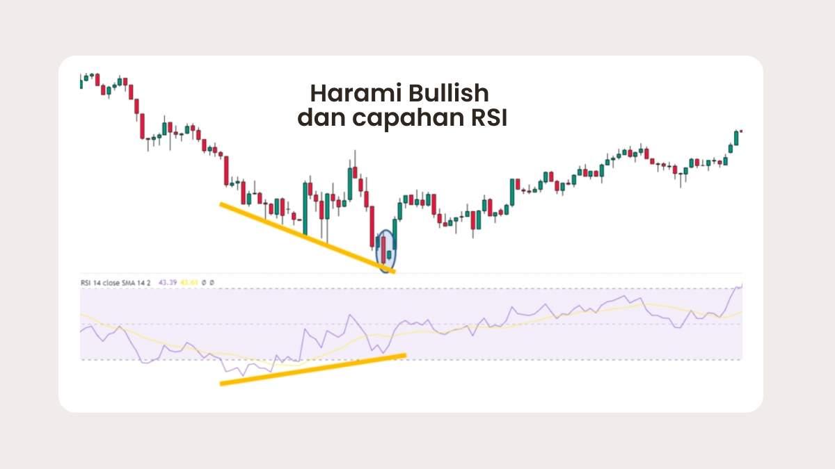 Contoh Bullish Harami Dalam Aksi Sebenar