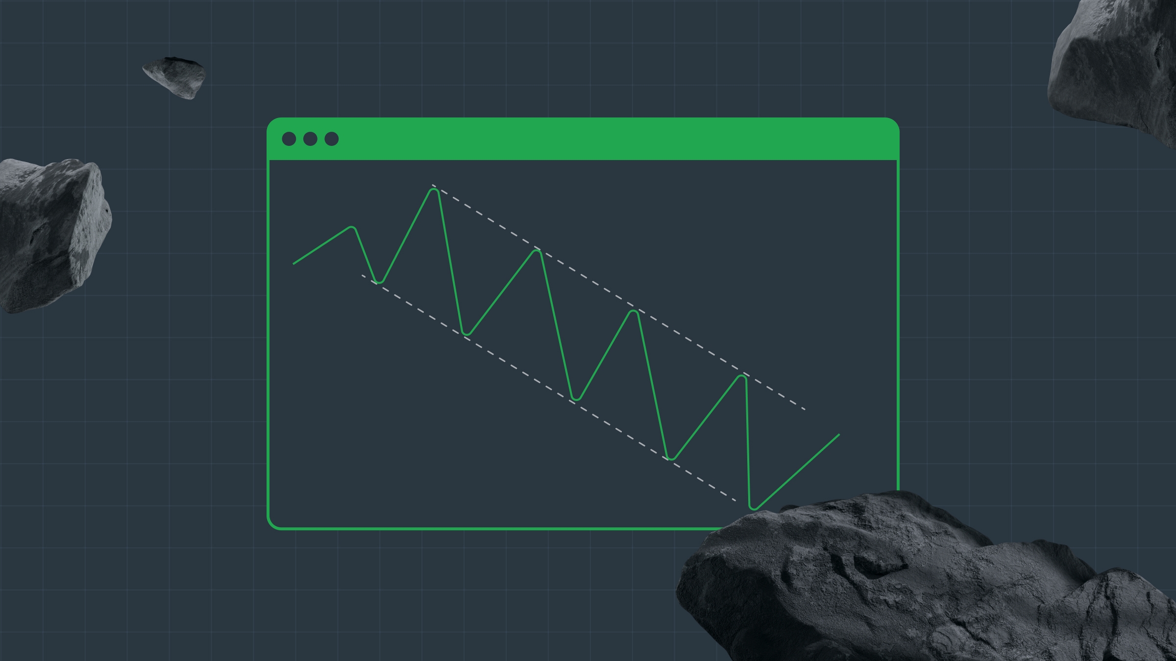 ¿Qué es el patrón de canal descendente en trading?