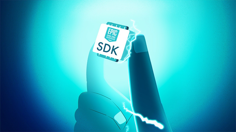 Key art for Epic Games Online Services SDK Key art for Epic Games Online Services SDK