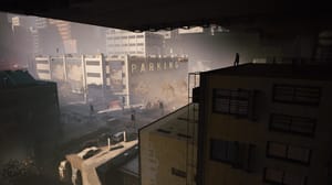 Control Resonant protagonist Dylan Faden looks out over an altered cityscape. Control Resonant protagonist Dylan Faden looks out over an altered cityscape.