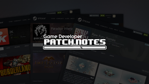 The Patch Notes logo overlaid on an image of three Steam store pages The Patch Notes logo overlaid on an image of three Steam store pages