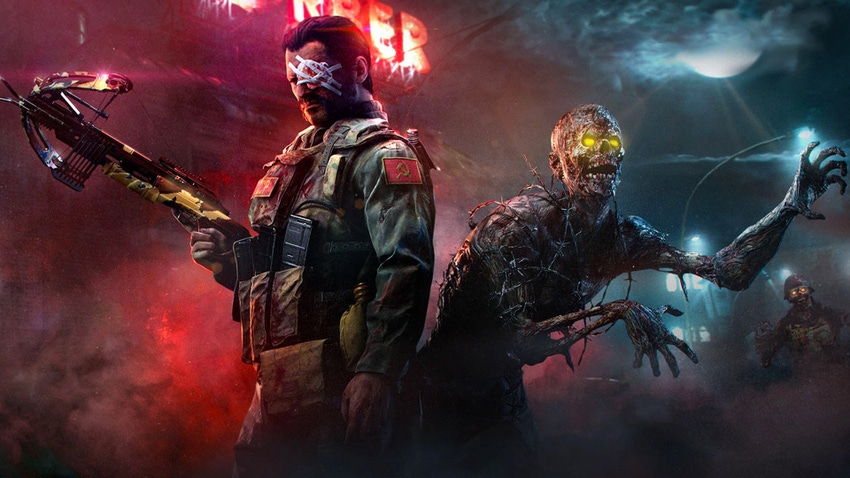 Soldier and zombie in promo art for Call of Duty: Black Ops Cold War.