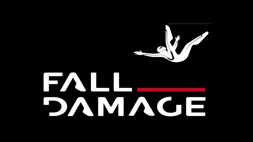 Logo for Swedish game developer Fall Damage.