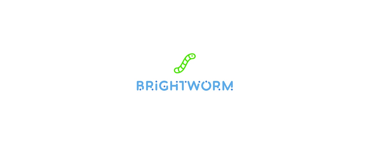 Logo of BrightWorm Games. Logo of BrightWorm Games.