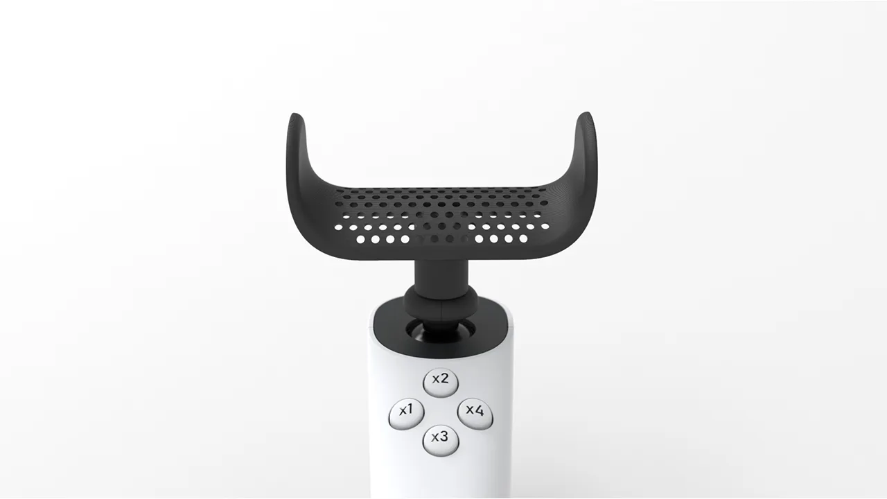 The new Xbox Adaptive Thumbstick Topper Goal Post shape attached to the Xbox Adaptive Joystick The new Xbox Adaptive Thumbstick Topper Goal Post shape attached to the Xbox Adaptive Joystick
