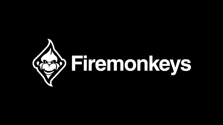 The Firemonkeys logo on a black background